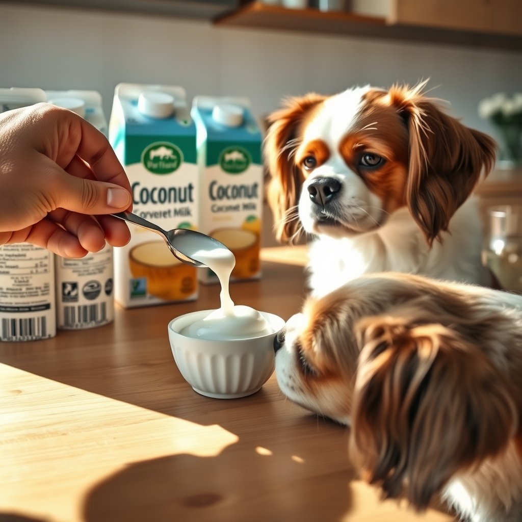 can dogs drink coconut milk - Illustration 2