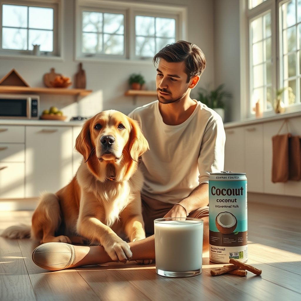 can dogs drink coconut milk - Illustration 1