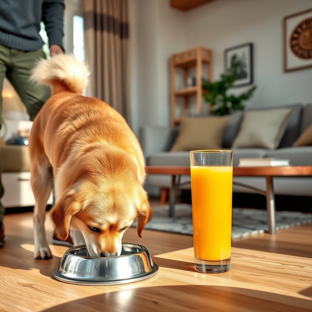 can dogs drink orange juice - Illustration 3